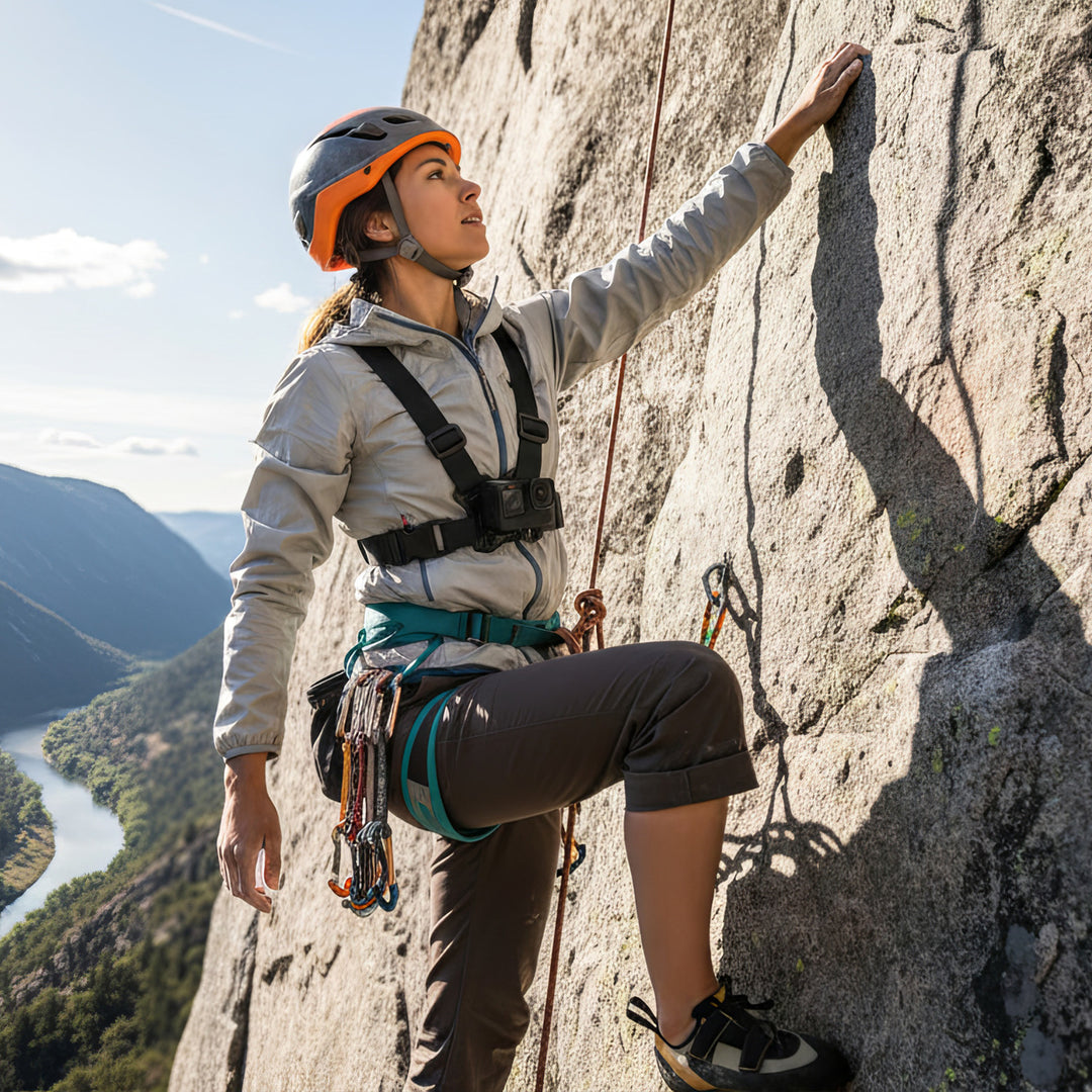 Imbracatura per telefono Maclean Sports, universale, per telefono, fotocamera, compatibile con GoPro e altre fotocamere, supporto girevole, MC-294