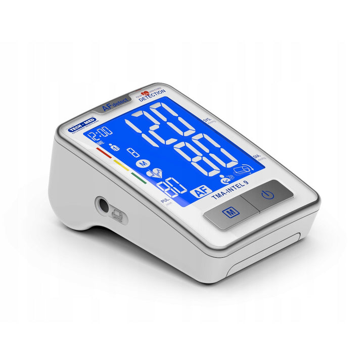Misuratore di pressione Tech-Med, rilevamento della fibrillazione atriale, display LCD, TMA-INTEL 9