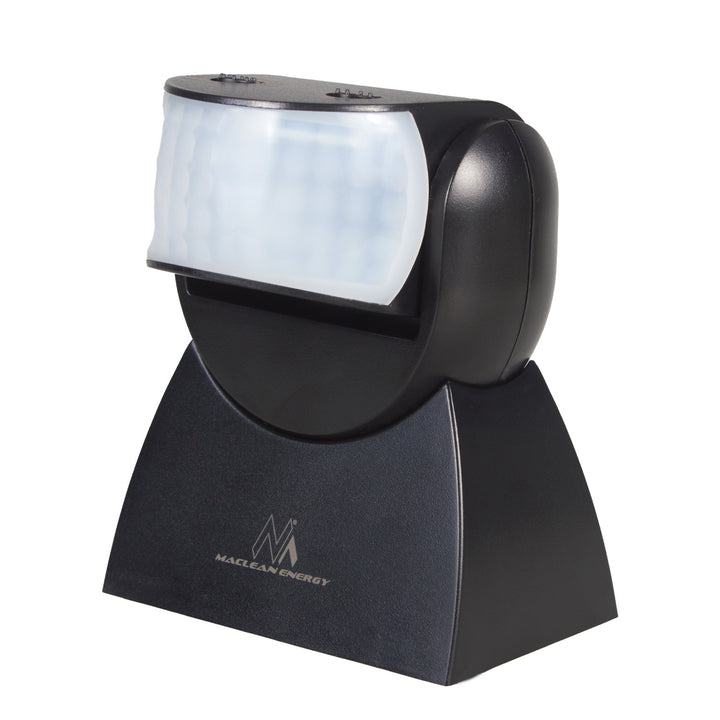 Maclean Rilevatore di movimento PIR, a infrarossi, con telecomando, max. 1200W (lampada a incandescenza), max. 300W (LED), MCE241 B
