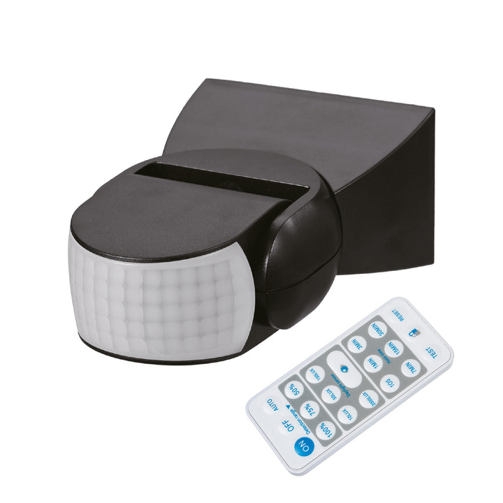 Maclean Rilevatore di movimento PIR, a infrarossi, con telecomando, max. 1200W (lampada a incandescenza), max. 300W (LED), MCE241 B