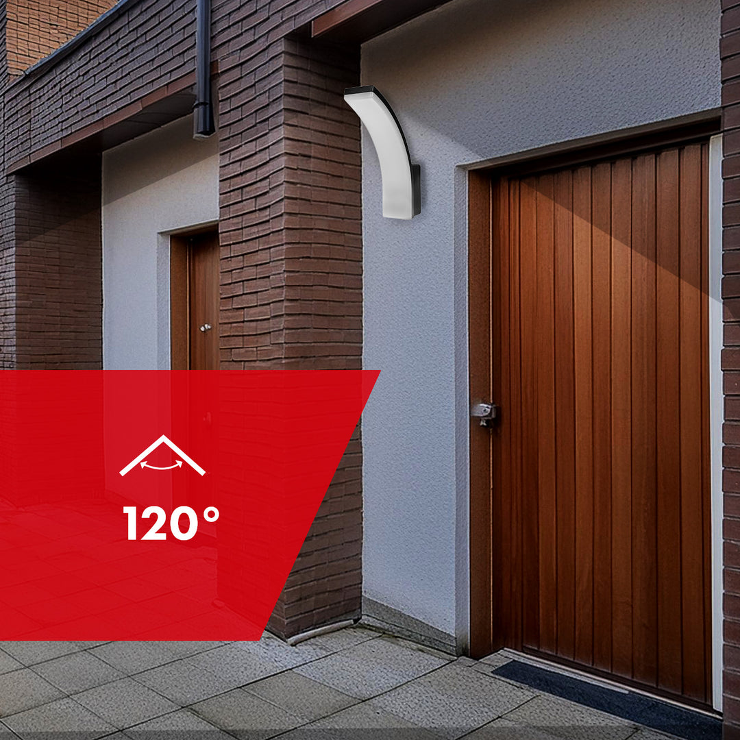 Maclean Lampada LED nera 20W IP65 2750lm bianco neutro 4000K MCE511 B