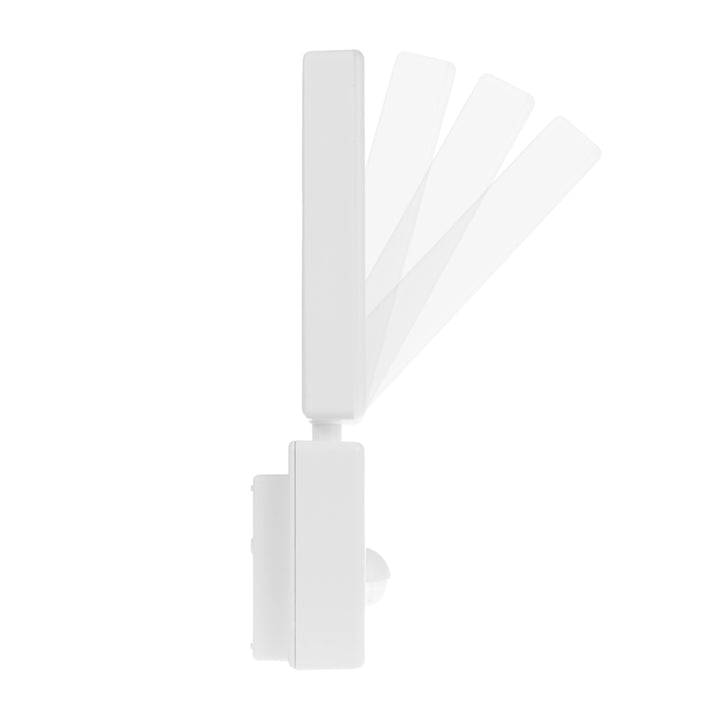 Maclean MCE516 W Lampada LED con sensore di movimento crepuscolare, colore bianco 10W IP65 800lm 4000K