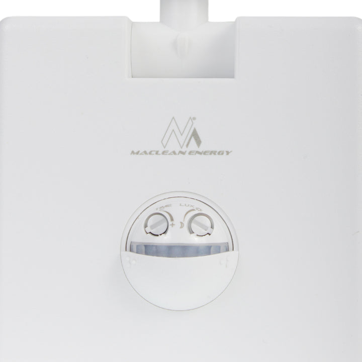 Maclean MCE516 W Lampada LED con sensore di movimento crepuscolare, colore bianco 10W IP65 800lm 4000K