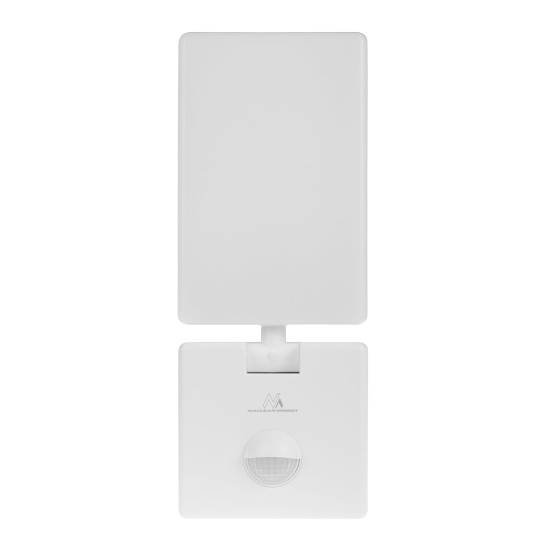 Maclean MCE516 W Lampada LED con sensore di movimento crepuscolare, colore bianco 10W IP65 800lm 4000K