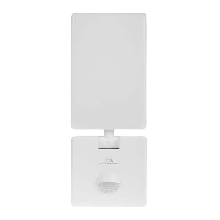 Maclean MCE516 W Lampada LED con sensore di movimento crepuscolare, colore bianco 10W IP65 800lm 4000K