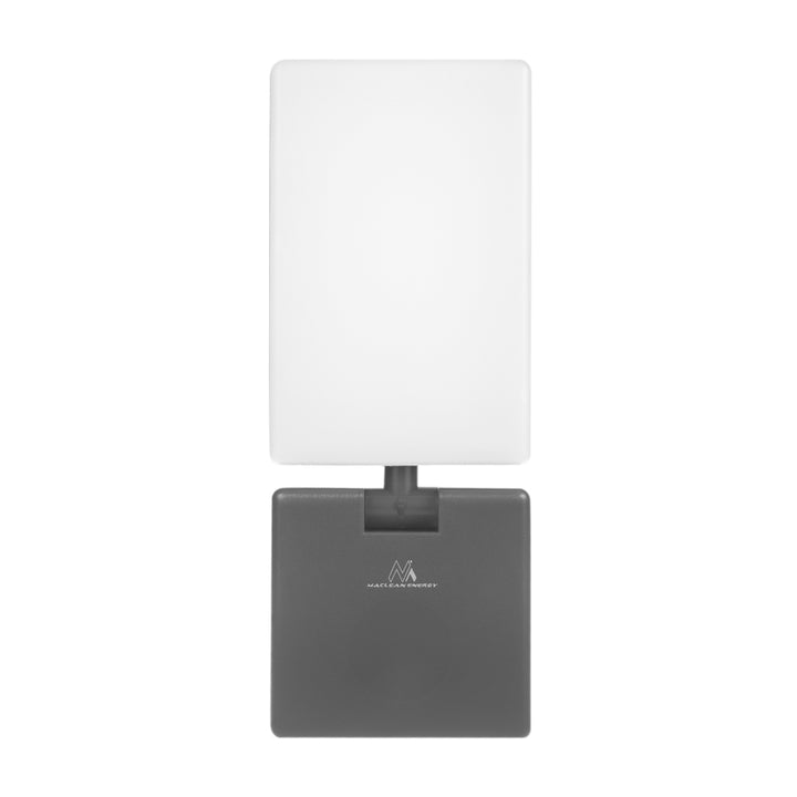 Maclean Lampada LED grigio 10W 700lm IP65 bianco neutro 4000K