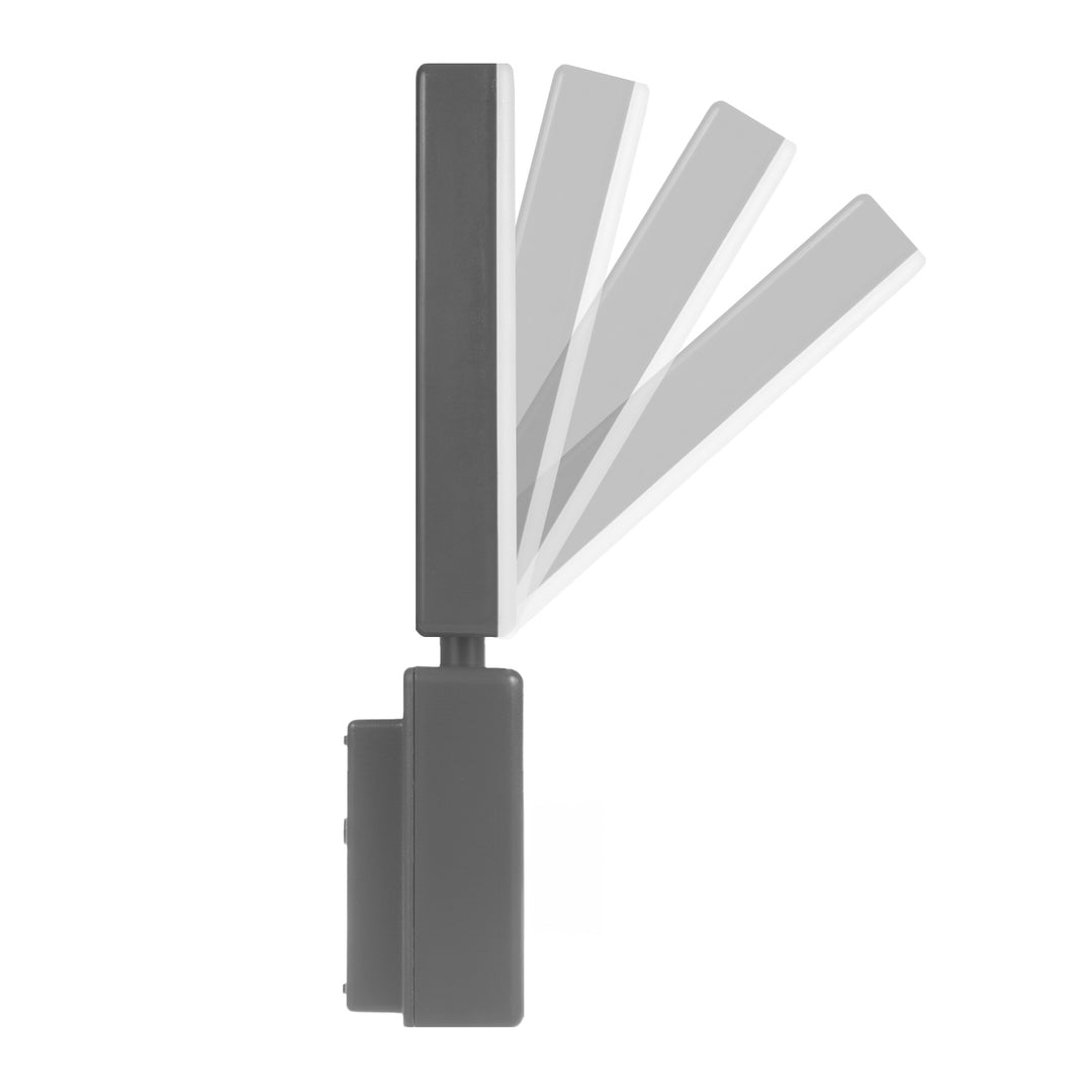 Maclean Lampada LED grigio 10W 700lm IP65 bianco neutro 4000K