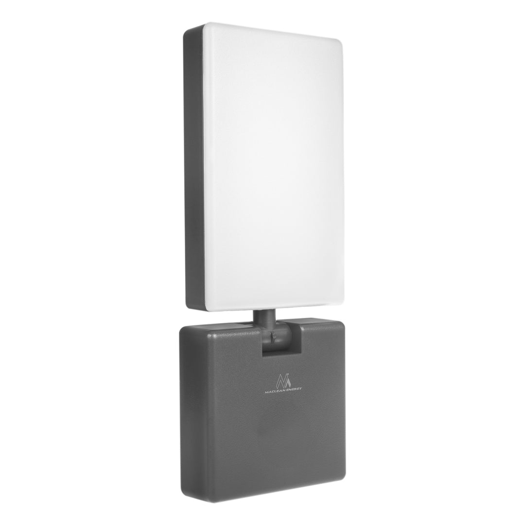 Maclean Lampada LED grigio 10W 700lm IP65 bianco neutro 4000K