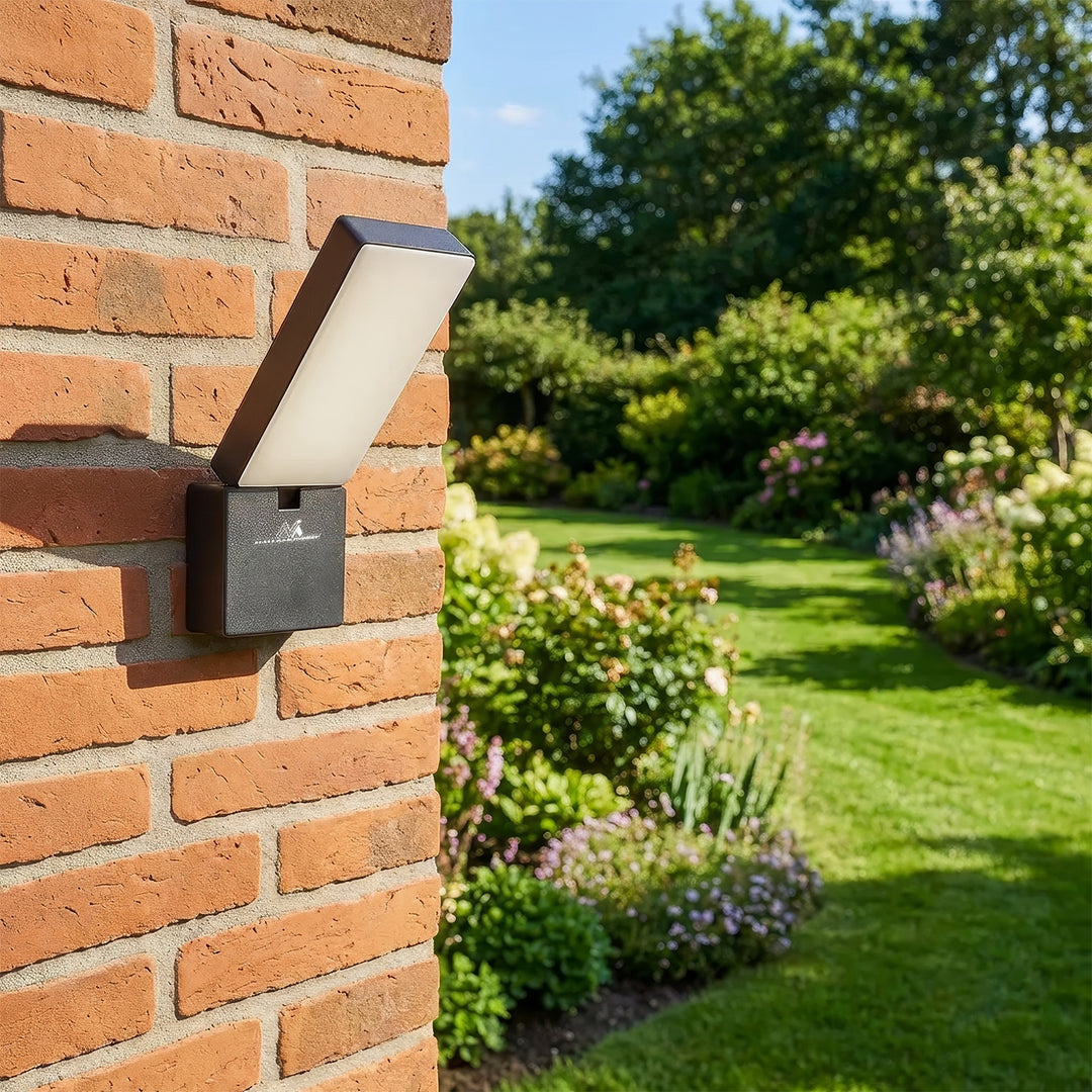 Maclean Lampada LED grigio 10W 700lm IP65 bianco neutro 4000K