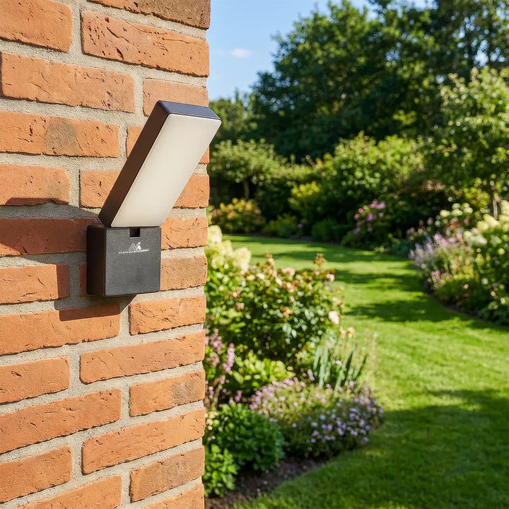 Maclean Lampada LED grigio 10W 700lm IP65 bianco neutro 4000K