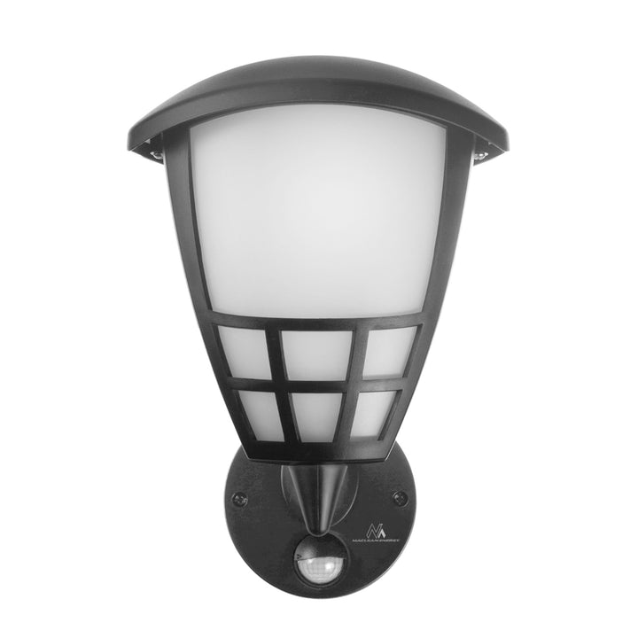 Maclean MCE518 GR Lampada  da parete con sensore di movimento 1xE27 grigio IP65 max 60W