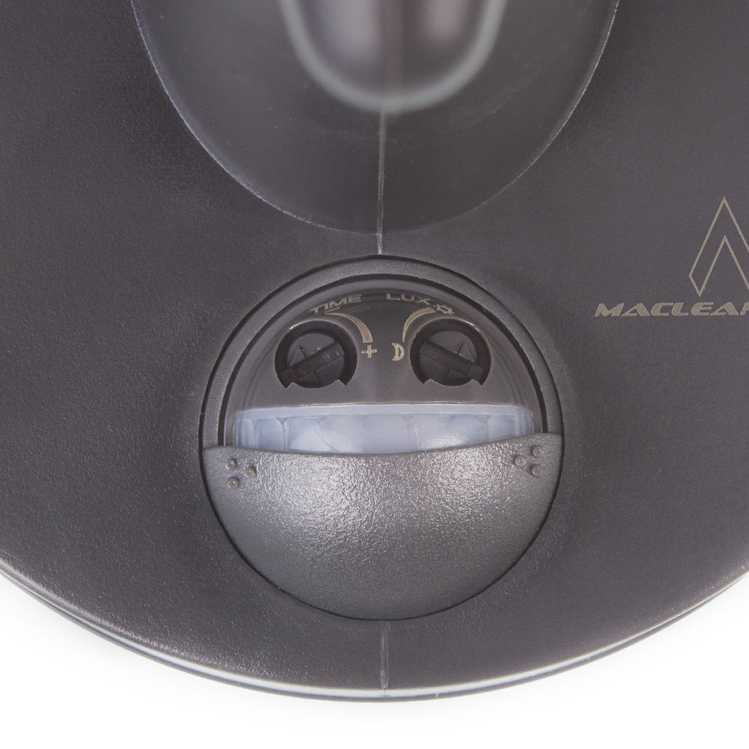 Maclean MCE518 GR Lampada  da parete con sensore di movimento 1xE27 grigio IP65 max 60W
