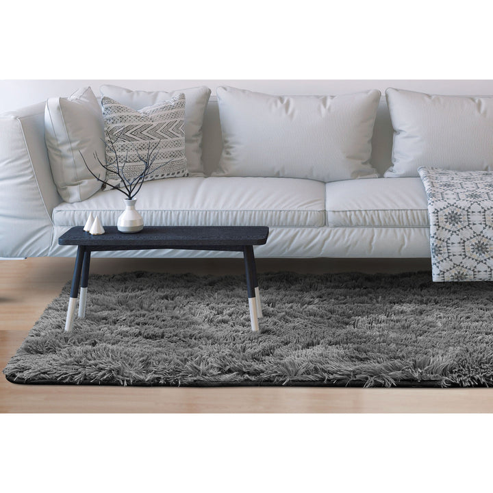 Tappeto in feltro, a pelo corto, antiscivolo,80 x 160 cm, grigio scuro, DYWSHA80/160C-SZ