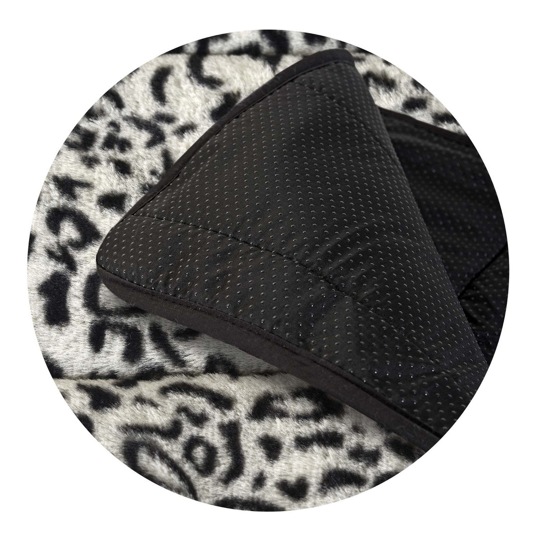 Tappeto Rabbit , finta pelliccia di coniglio, antiscivolo, 120 x 160 cm, motivo siberiano, DYWRAB120/160SYB