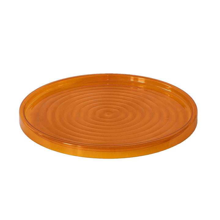 Tavolo Branq, rotondo, con cesto portaoggetti, miele, Zen 1850