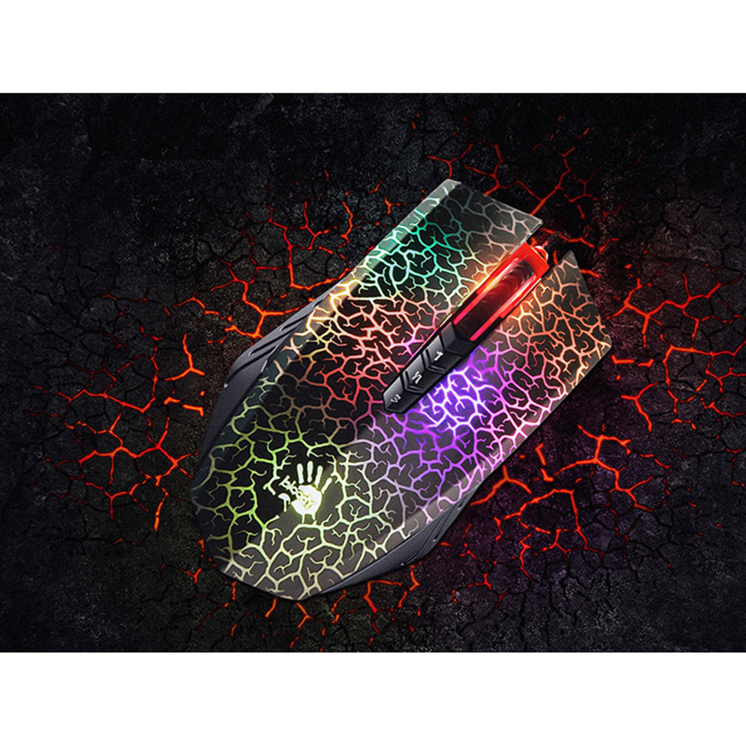 Mouse A4TECH BLOODY, 6200 DPI, 8 pulsanti, gioco, Blazing A70 attivato