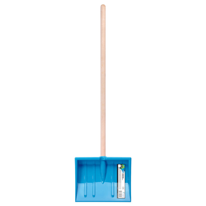Pala da neve Prosperplast, per bambini, manico in legno, blu, Bobo