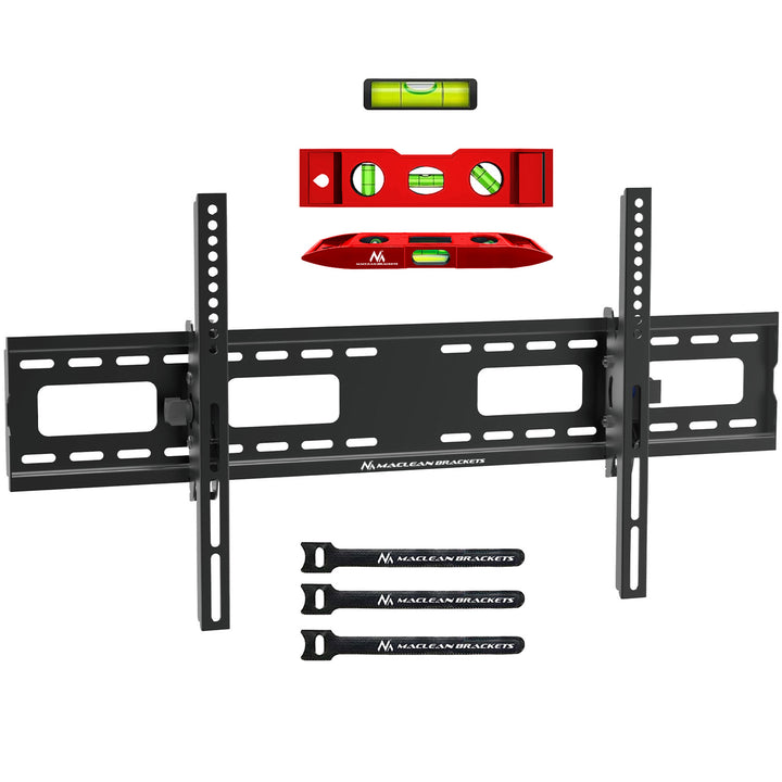 Supporto TV Maclean, VESA max 800x400, 43-100", 120 kg, regolazione dell'inclinazione +15°~-15°, MC-422