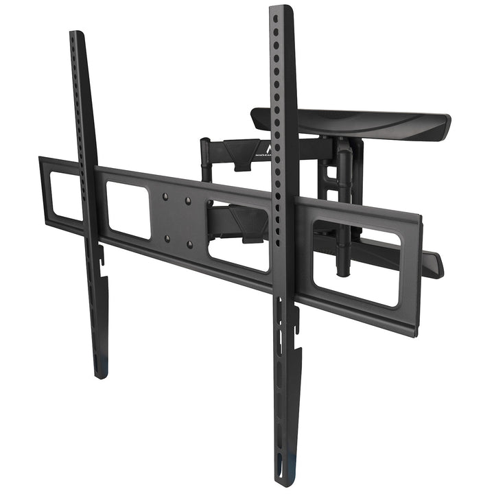 Supporto TV Maclean, VESA max 800x600, 43-100", 80 kg, regolazione angolo orizzontale e verticale, doppio braccio, 50-500 mm, nero, MC-423