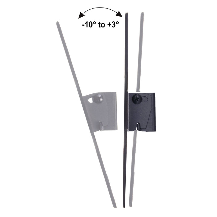 Staffa Maclean per TV o monitor da parete, max. VESA 200x200, 23-43", 30 kg, nero, MC-414