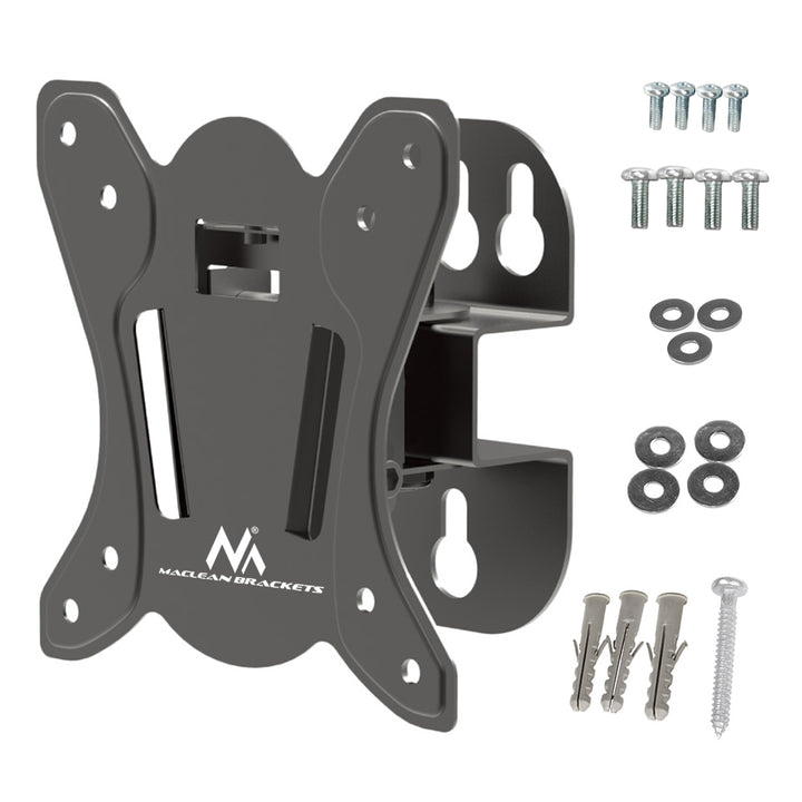 Staffa Maclean per TV o monitor, max. VESA 100x100, 13-32", 30 kg, nero, MC-415