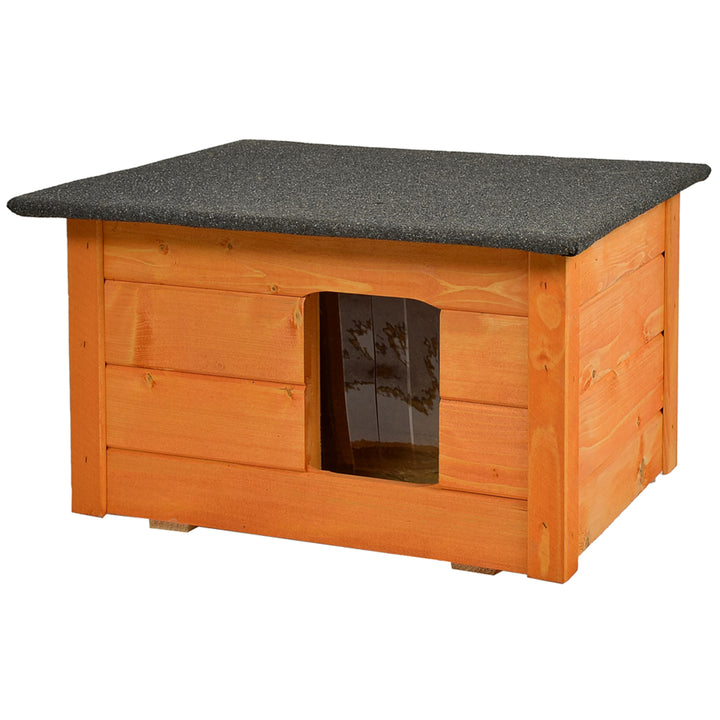 Cuccia per cani e gatti Woodok, isolata, in legno di abete rosso