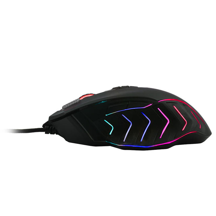 Mouse da gioco A4TECH, USB, 8000 DPI, guide in metallo, J95 RGB Pixart (Attivato)
