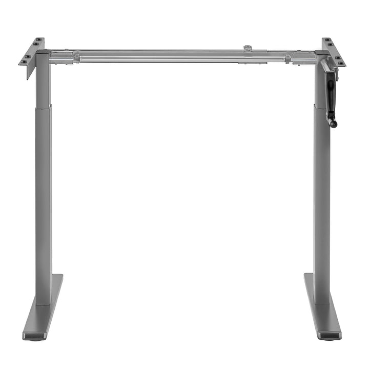 Scrivania Maclean, regolazione manuale dell'altezza, senza piano, per lavorare in piedi e seduti, max 60 kg, altezza massima 120 cm, MC-790NG