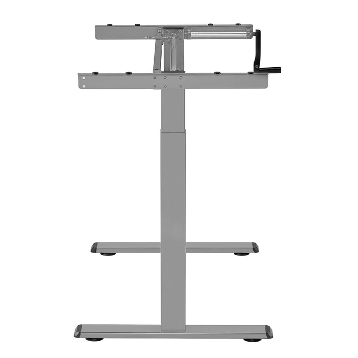 Scrivania Maclean, regolazione manuale dell'altezza, senza piano, per lavorare in piedi e seduti, max 60 kg, altezza massima 120 cm, MC-790NG