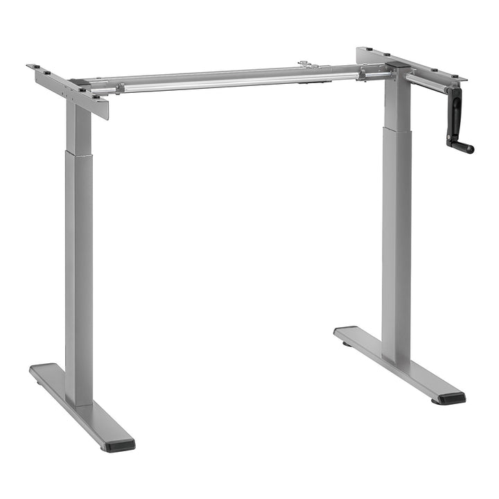 Scrivania Maclean, regolazione manuale dell'altezza, senza piano, per lavorare in piedi e seduti, max 60 kg, altezza massima 120 cm, MC-790NG