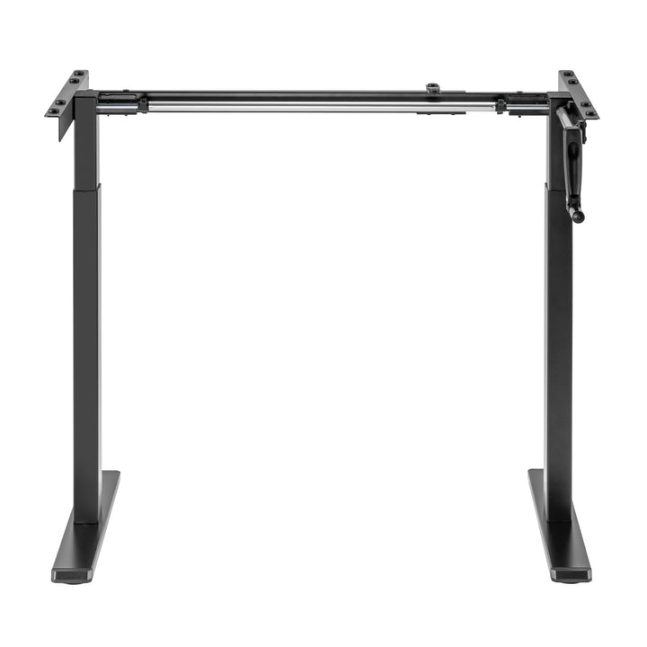 Scrivania Maclean, regolazione manuale dell'altezza, senza piano, per lavorare in piedi e seduti, max 60 kg, altezza massima 120 cm, MC-790NB