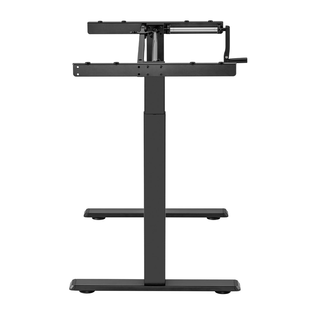 Scrivania Maclean, regolazione manuale dell'altezza, senza piano, per lavorare in piedi e seduti, max 60 kg, altezza massima 120 cm, MC-790NB