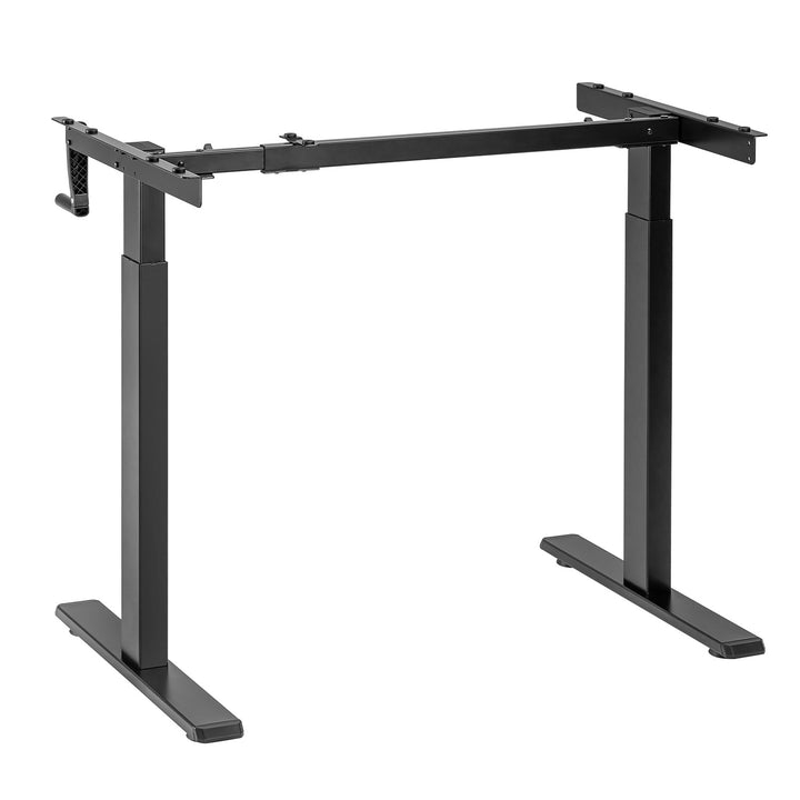 Scrivania Maclean, regolazione manuale dell'altezza, senza piano, per lavorare in piedi e seduti, max 60 kg, altezza massima 120 cm, MC-790NB