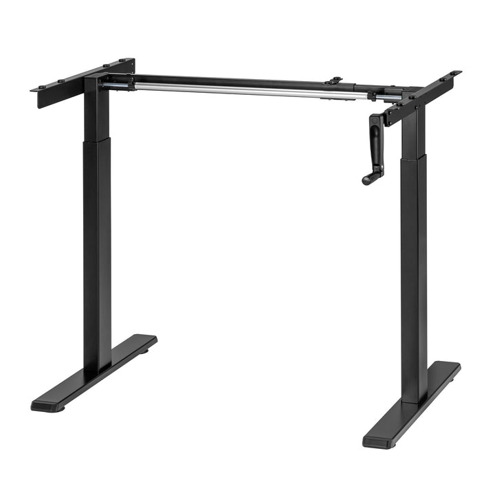 Scrivania Maclean, regolazione manuale dell'altezza, senza piano, per lavorare in piedi e seduti, max 60 kg, altezza massima 120 cm, MC-790NB