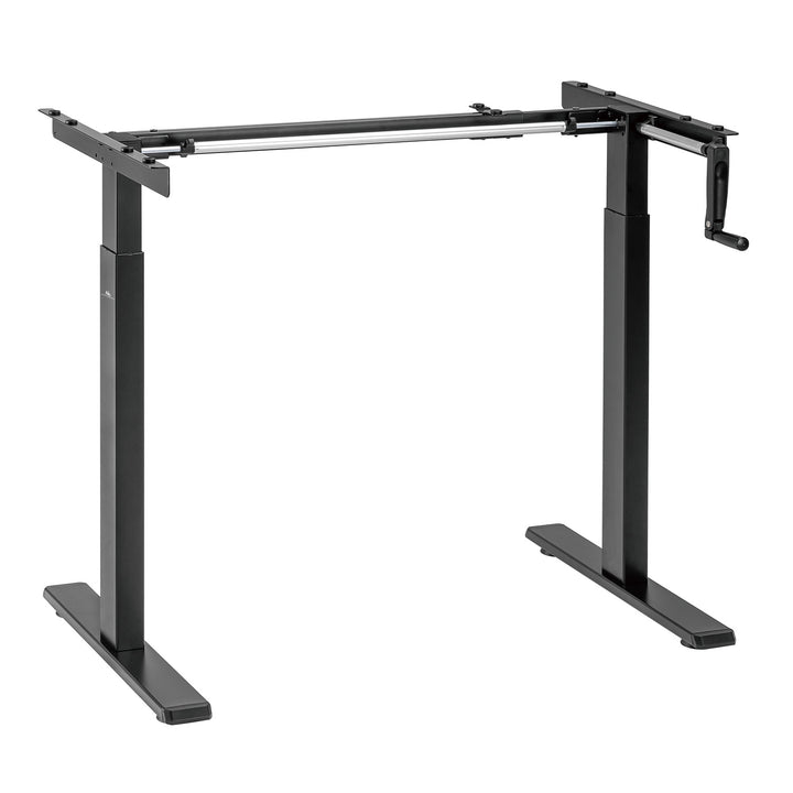 Scrivania Maclean, regolazione manuale dell'altezza, senza piano, per lavorare in piedi e seduti, max 60 kg, altezza massima 120 cm, MC-790NB