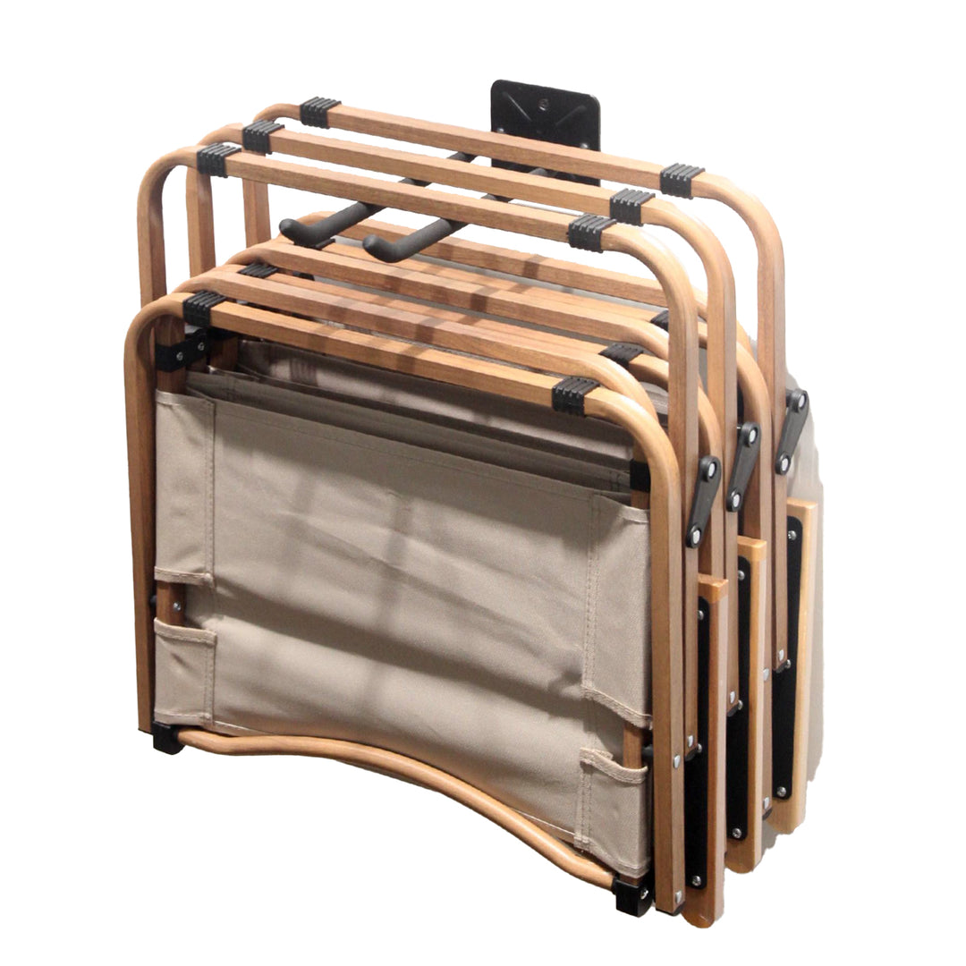 Set di 2 supporti da parete Maclean per attrezzi ruote scala bicicletta acciaio carico massimo 70kg
