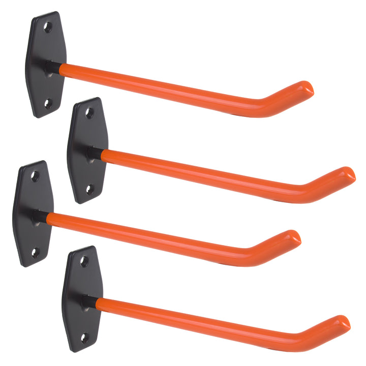 Maclean  Set di 4 supporti da parete per pneumatici ruote scale acciaio bicicletta carico massimo 60kg per supporto MC-437