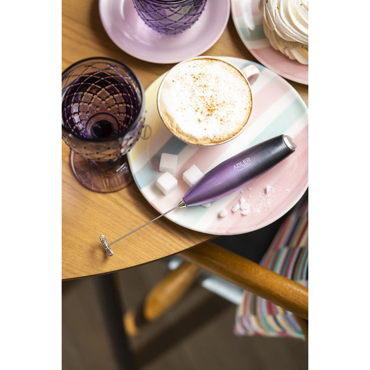 Montalatte Adler con supporto, viola e nero, AD 4499