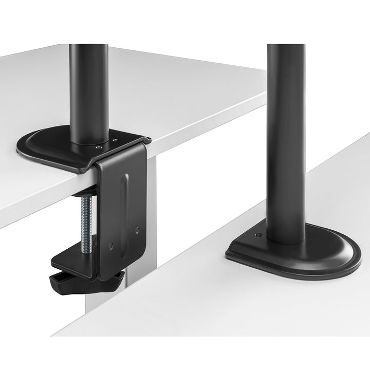 Supporto da tavolo Maclean per monitor LCD, 17-32", 9 kg, braccio doppio VESA 75x75 e 100x100, MC-753N