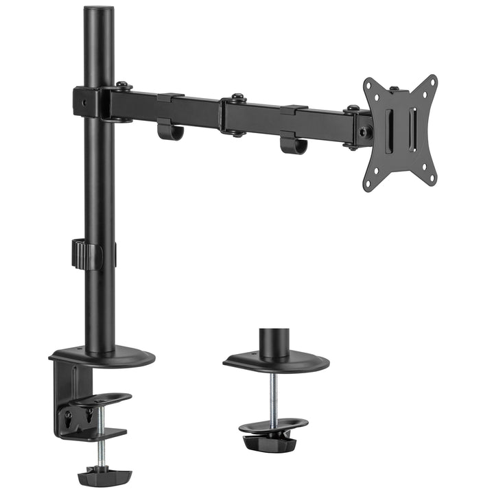 Supporto da tavolo Maclean per monitor LCD, 17-32", 9 kg, braccio doppio VESA 75x75 e 100x100, MC-753N