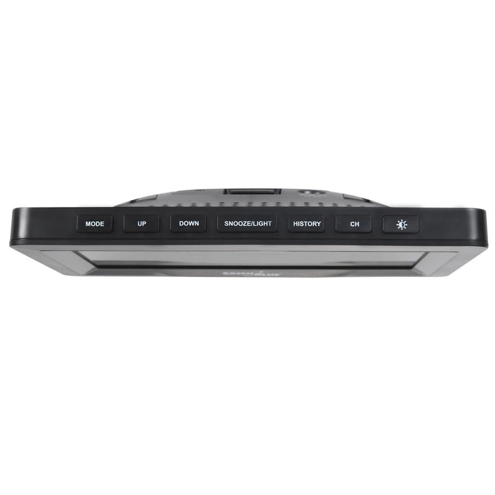 Stazione meteo wireless GreenBlue, a colori, con DCF, fasi lunari, barometro, calendario, alimentazione, GB540N