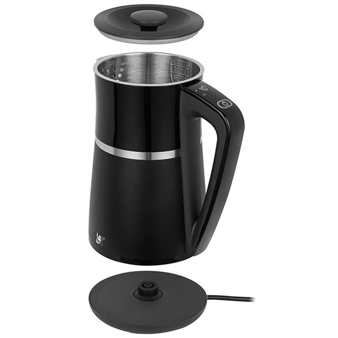 Bollitore a batteria con controllo della temperatura e doppia parete LAFE 1,7L CEG020 nero