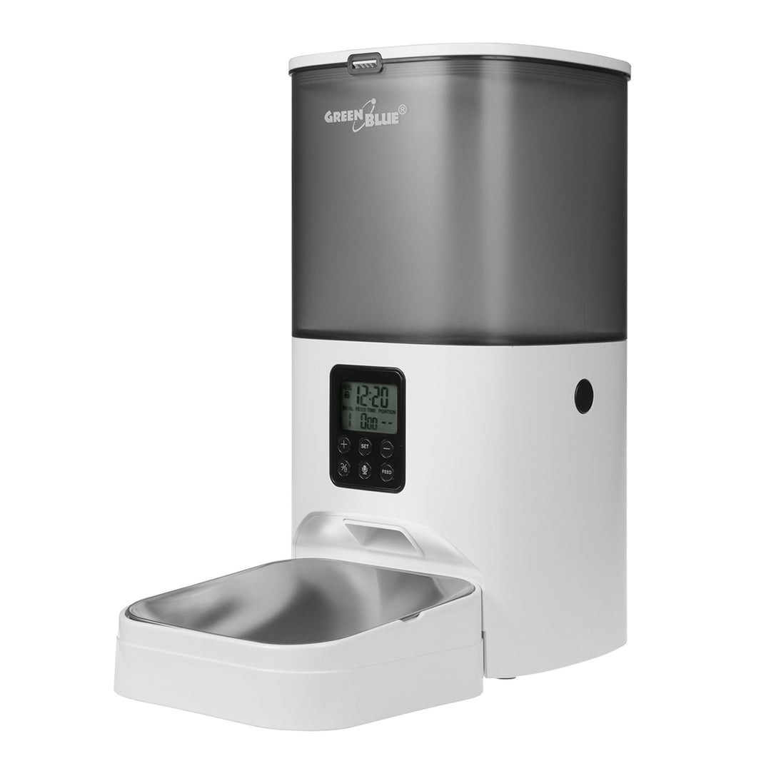 GreenBlue distributore automatico di cibo per animali domestici / mangiatoia, 6L, USB 5V1A, GB393
