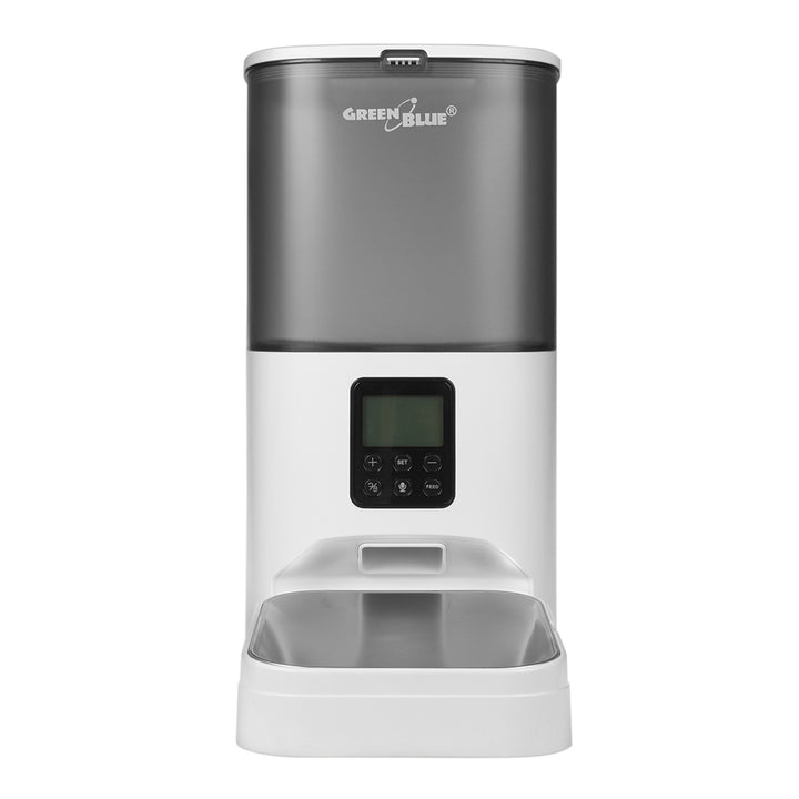 GreenBlue distributore automatico di cibo per animali domestici / mangiatoia, 6L, USB 5V1A, GB393