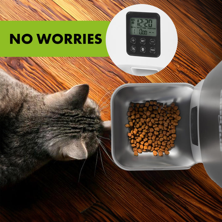 GreenBlue distributore automatico di cibo per animali domestici / mangiatoia, 6L, USB 5V1A, GB393