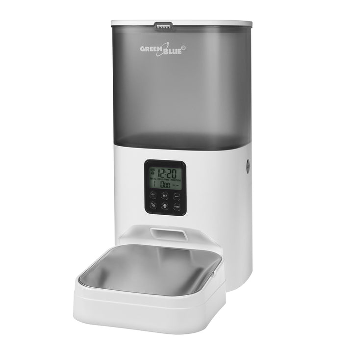 GreenBlue distributore automatico di cibo per animali domestici / mangiatoia, 6L, USB 5V1A, GB393