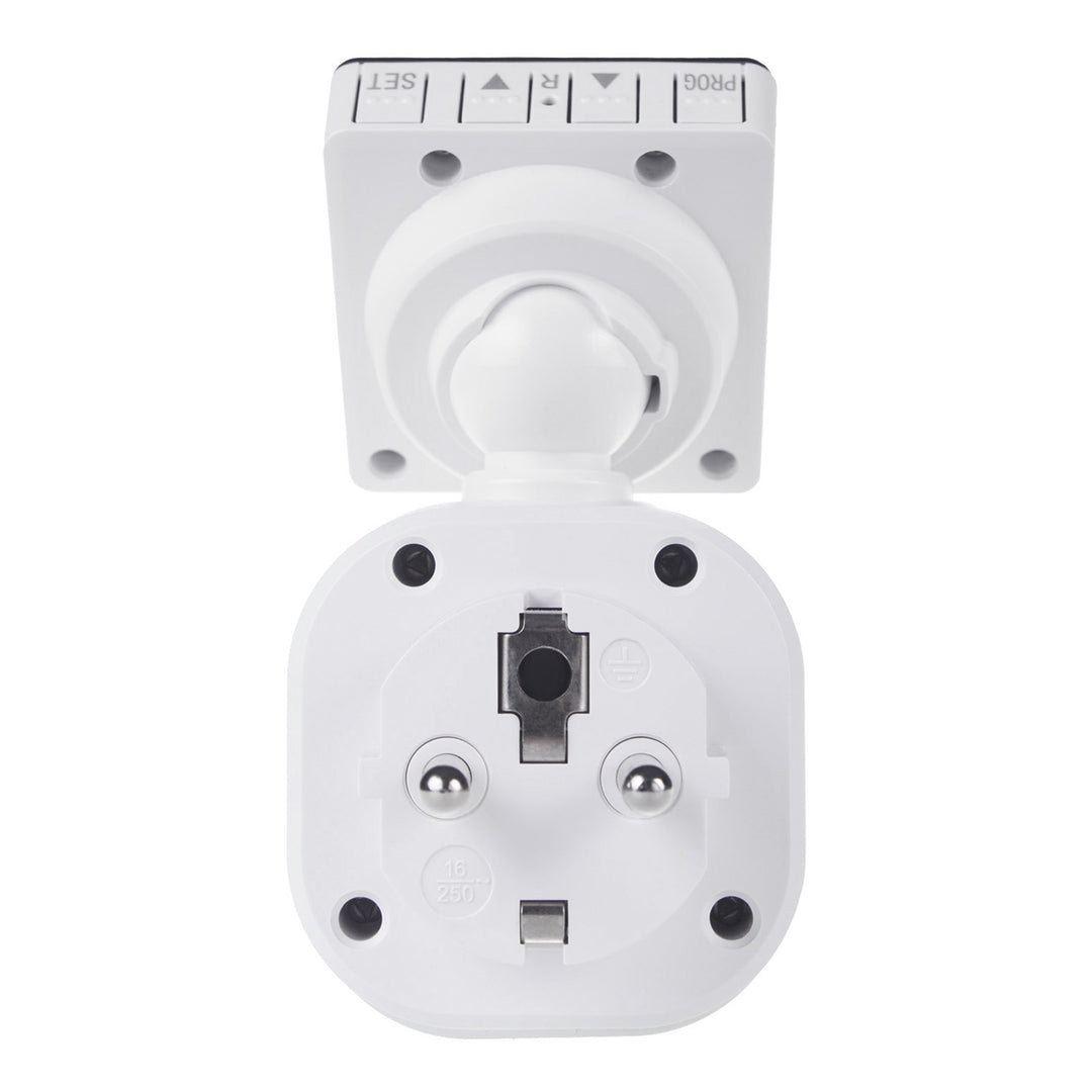 Interruttore orario digitale GreenBlue - timer, carico massimo 16A, IP20, GB610 E
