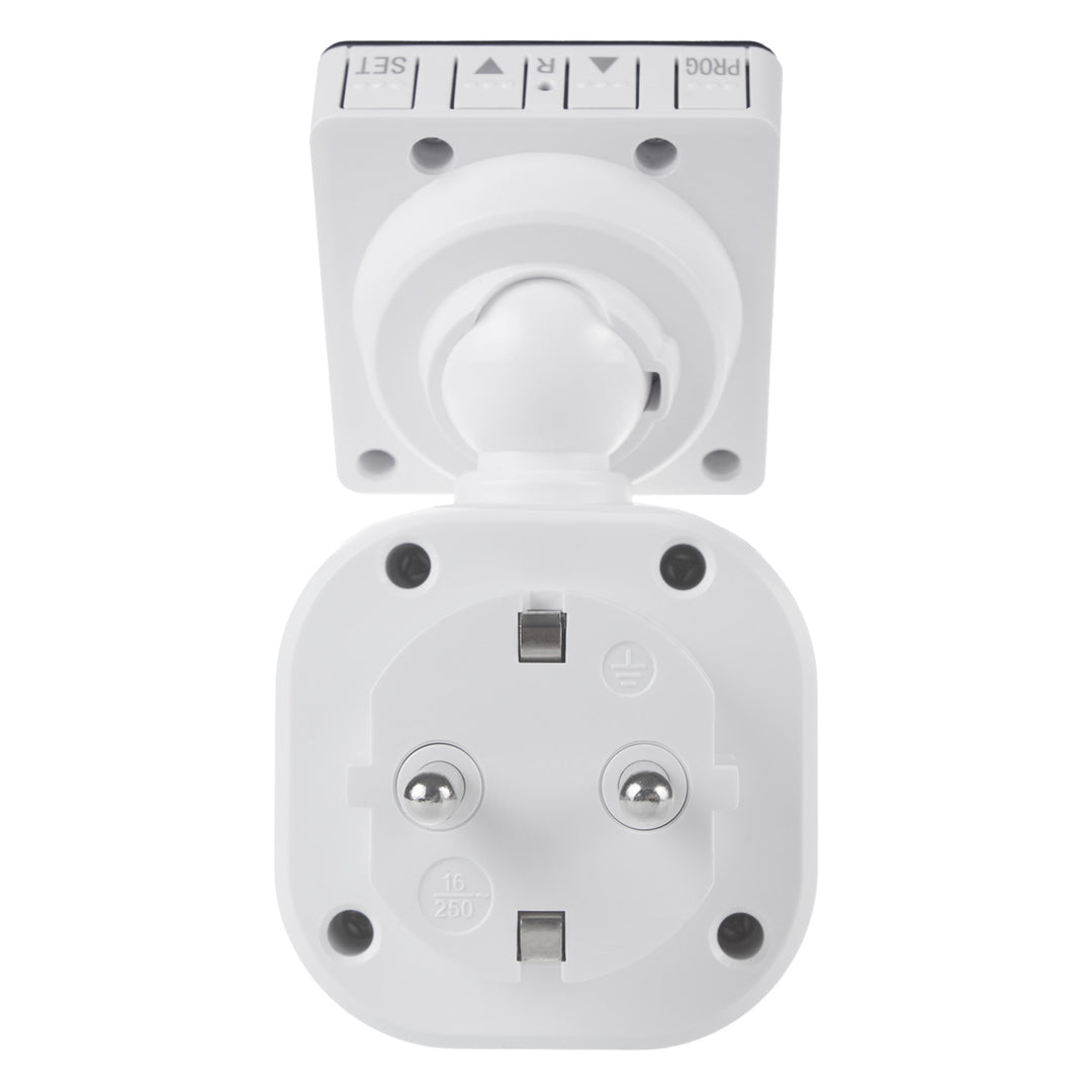 Interruttore orario digitale GreenBlue - timer, carico massimo 16A, IP20, GB610 F