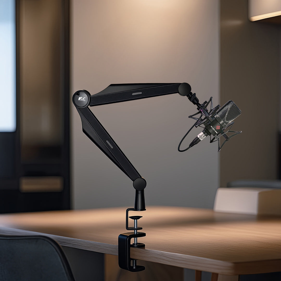 Supporto per microfono 3/8" e 5/8" NanoRS, 1 kg max, RS422