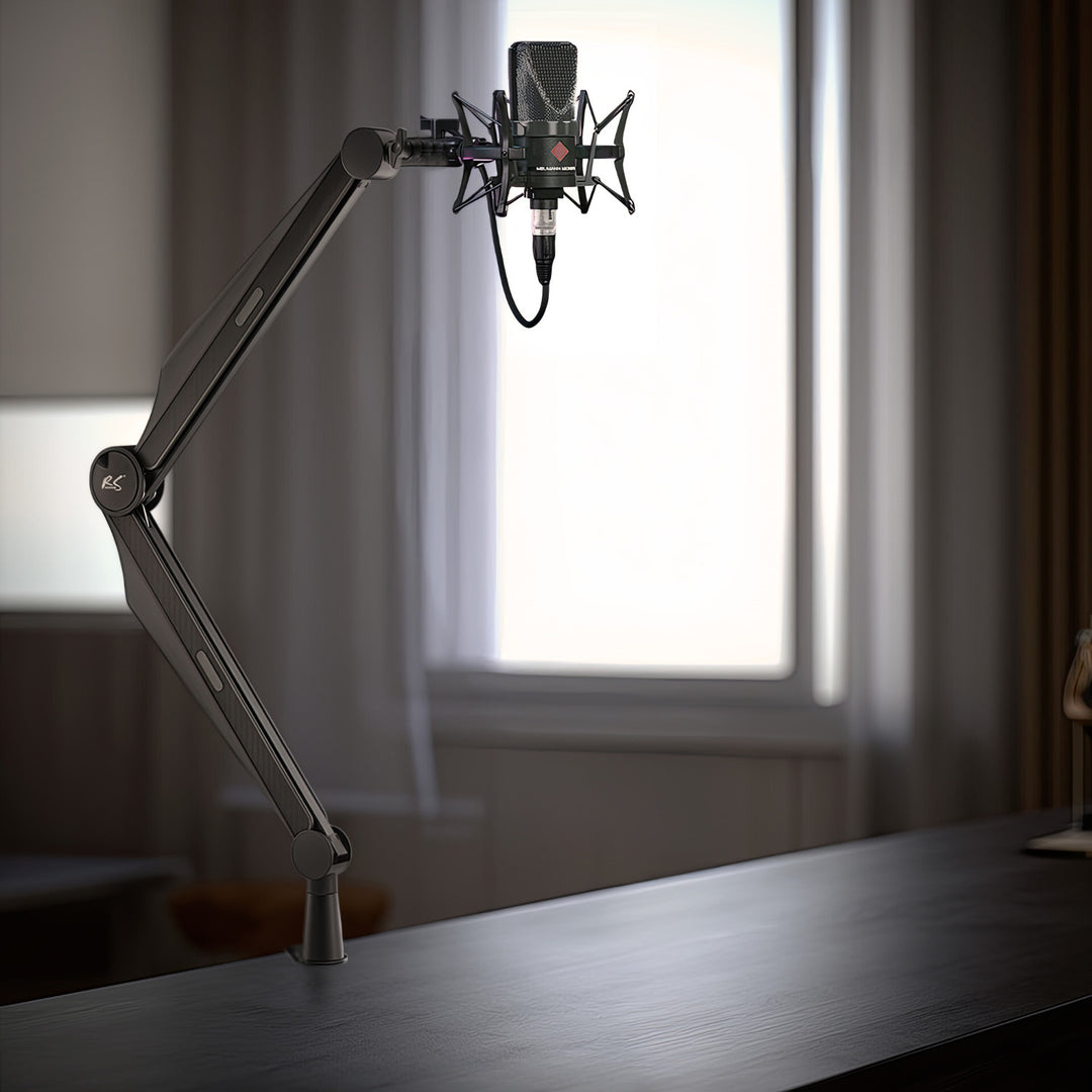 Supporto per microfono 3/8" e 5/8" NanoRS, 1 kg max, RS422